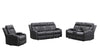 Jax Fabric Recliner 1/2/3 Seat-Rhino Fabric Black