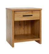 NOVA 1 Drawer Bedside - 480W - Jory Henley Furniture