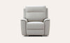 Archie Leather Recliner 1/2/3 Seat Suite-Light Grey