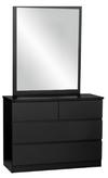 Astra 4 Drawer Dresser / Dresser with Mirror - NZ made