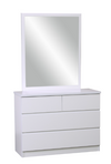 Astra 4 Drawer Dresser / Dresser with Mirror - NZ made