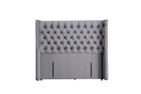 Montana Headboard Velvet Black- King