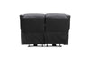 Owen Fabric Recliner 1/2/3 Seat-Rhino Fabric Black/Bone