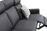 Cascade Fabric Recliner 1/2/3 Seat - Rhino Fabric Black
