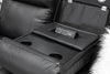 Louise Leather Recliner 1/2/3 Seat-(Grey / Black)