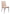 Kyoto Dining Chair PU Beige Front + PU Deep Coffee Back + Metal Coffee Leg