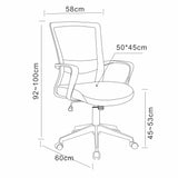 Kerr Office Chair Black / White