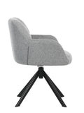 Murray Swivel Leisure Chair Grey Fabric