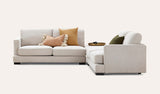 Valley Fabric 2 Seater + 2 Seater / with Ottman - White