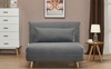 Kenny Sofa Bed (Dark Grey/Beige)-Joryhenley-Dark Grey-Jory Henley Furniture