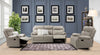 Scott Leather Recliner Suite-(Black/Grey)-Joryhenley-3+2+1 Seat-Light grey-Jory Henley Furniture
