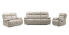 Scott Leather Recliner 1/2/3 Seat-(Black/Grey)-Joryhenley-3+2+1 Seat-Light grey-Jory Henley Furniture