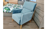 Santal Fabric Armchair (Sapphire)