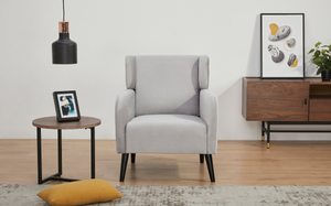 Cirro Armchair (Bright Grey)-Joryhenley-Jory Henley Furniture