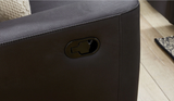 Cascade Fabric Recliner Suite-Rhino-Joryhenley-3+2+1 Seat-Rhino Fabric Black-Jory Henley Furniture