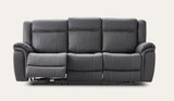 Coastline Fabric Recliner 1/2/3 Seat-Rhino-Joryhenley-3 Seat-Rhino Fabric Black-Jory Henley Furniture