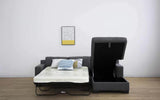 Downtown Sofa Bed with Storage Chaise-Joryhenley-Left Chaise while facing sofa-Jory Henley Furniture