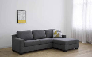 Downtown Sofa Bed with Storage Chaise-Joryhenley-Left Chaise while facing sofa-Jory Henley Furniture