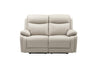 Scott Leather Recliner 1/2/3 Seat-(Black/Grey)-Joryhenley-2 Seat-Light grey-Jory Henley Furniture