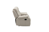 Scott Leather Recliner 1/2/3 Seat-(Black/Grey)-Joryhenley-1 Seat-Black-Jory Henley Furniture