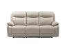 Scott Leather Recliner 1/2/3 Seat-(Black/Grey)-Joryhenley-3 Seat-Light grey-Jory Henley Furniture