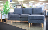 Kingston Sofa with Chaise-Joryhenley-Jory Henley Furniture