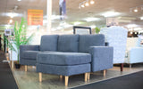 Kingston Sofa with Chaise-Joryhenley-Jory Henley Furniture