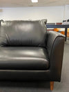 Joseph Sofa with Chaise-Joryhenley-Black Sofa with Right Chaise-Jory Henley Furniture