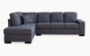 Miami Sofa with Chaise-Joryhenley-Left Chaise while facing sofa-Jory Henley Furniture