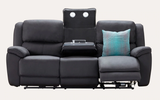 Owen Fabric Recliner 1/2/3 Seat-Rhino-Joryhenley-3 Seat-Rhino Fabric Black-Jory Henley Furniture