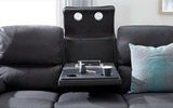 Owen Fabric Recliner 1/2/3 Seat-Rhino-Joryhenley-1 Seat-Rhino Fabric Black-Jory Henley Furniture