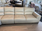 Paisley Leather Corner Lounge Suite (Left/ Right chaise)