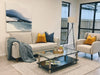 Panama Fabric Sofa 1+2+3 Suite -Light Grey/ Dark Grey