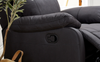Scott Fabric Recliner Suite-Rhino-Joryhenley-3+2+1 Seat-Rhino Fabric Black-Jory Henley Furniture